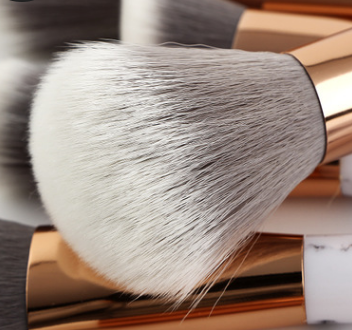 Marble Elegance 15-Piece Artisan Brush Collection