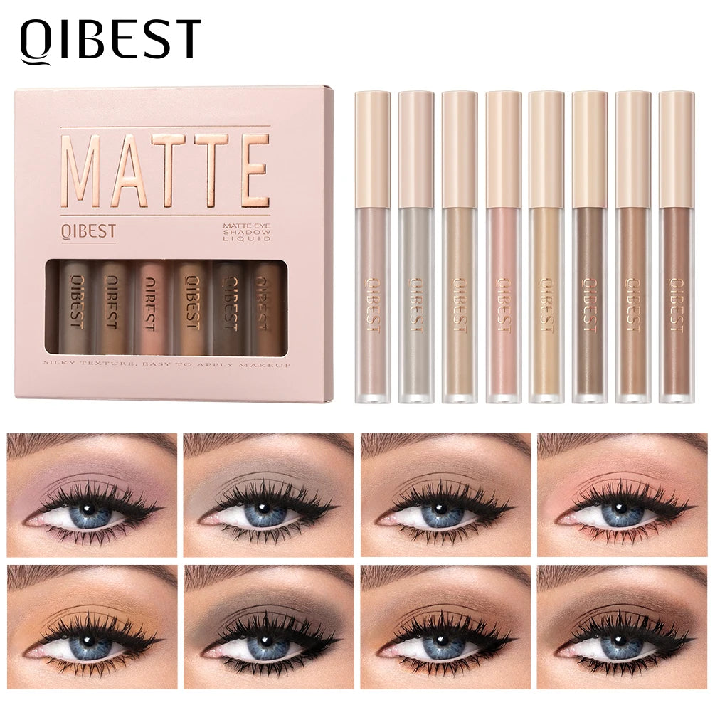 Nude Matte Magic 8-Piece Waterproof Shadow Set